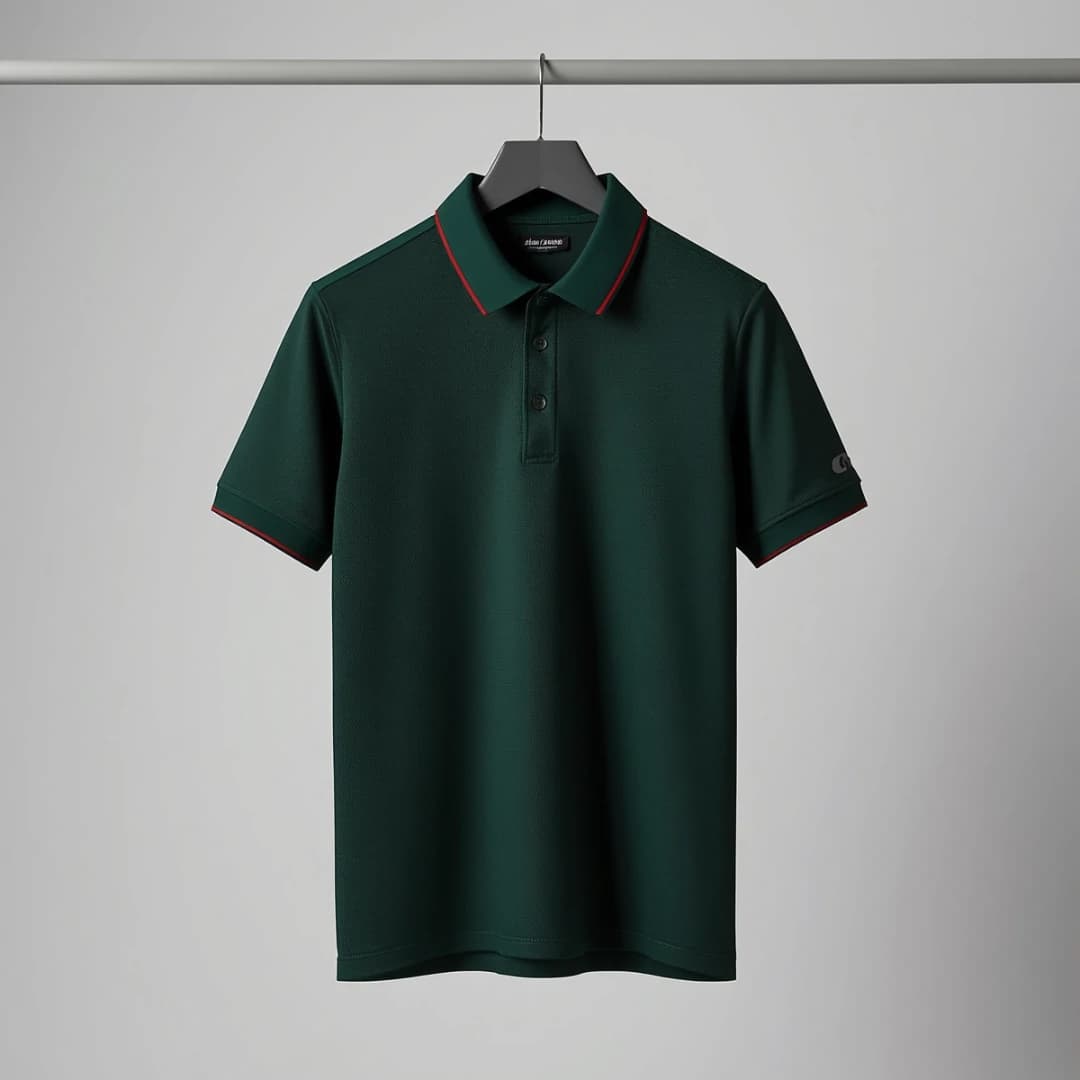 Forest Green Active Polo