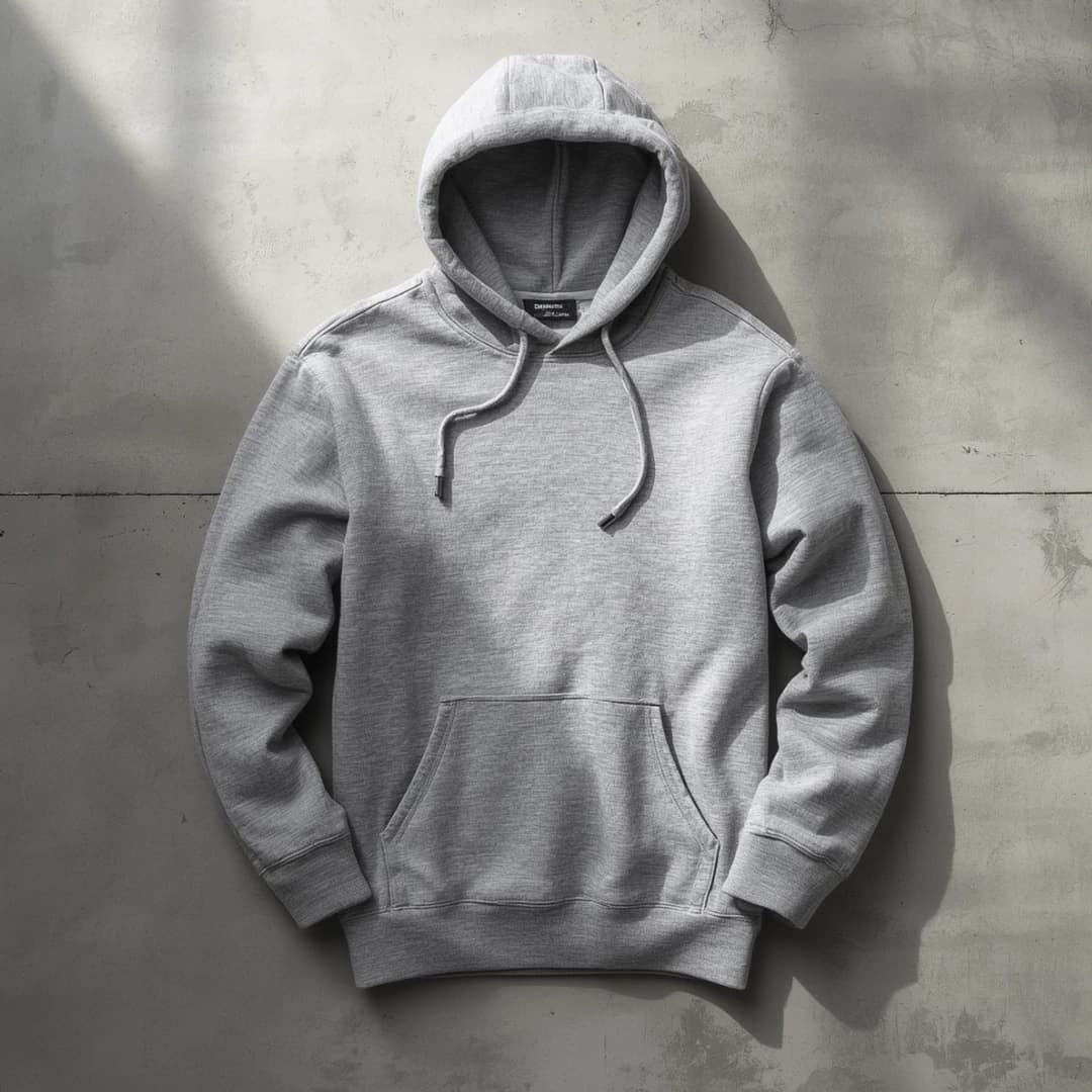 Heather Grey Pullover Hoodie