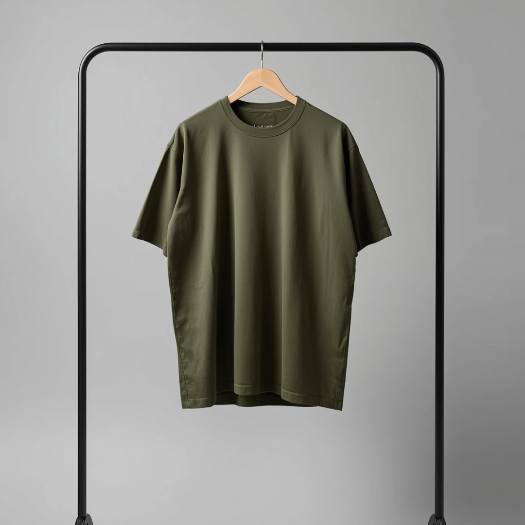 Olive Green Streetwear T-Shirt