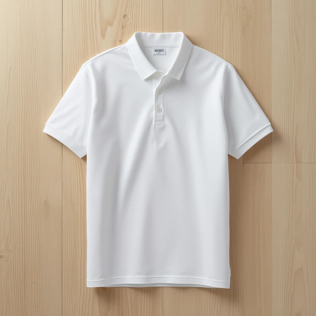 Premium White Cotton Polo
